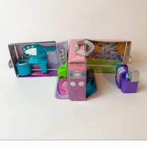 Fashion Polly Pocket Store Salon Shop Mall Fold Out Playset Carry Case